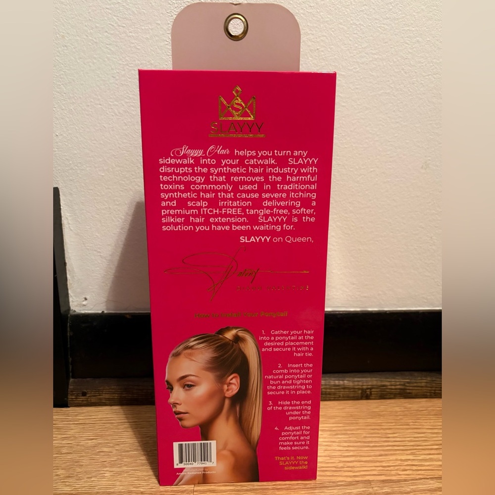 Honey Drawstring Ponytail - Picture 3 of 7